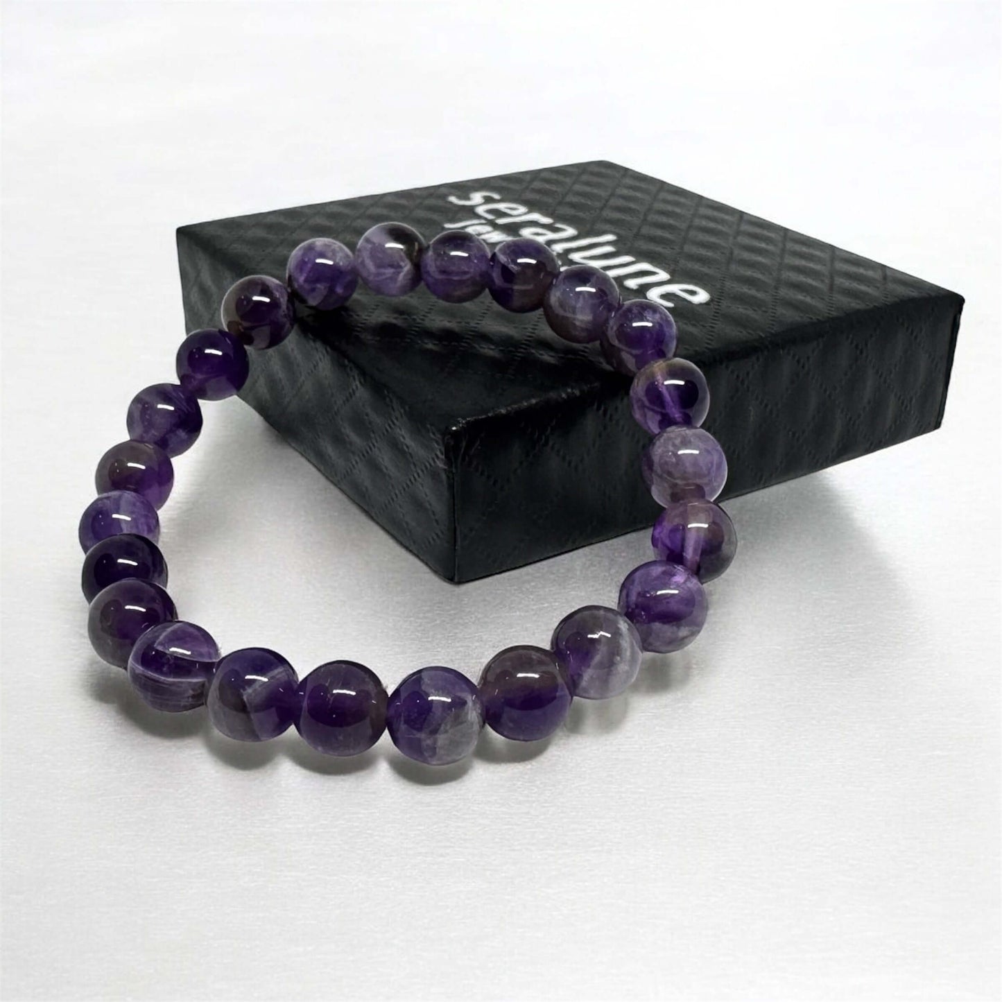 Bransoletka Ametyst Harmonia i Spokój Czakra Trzeciego Oka