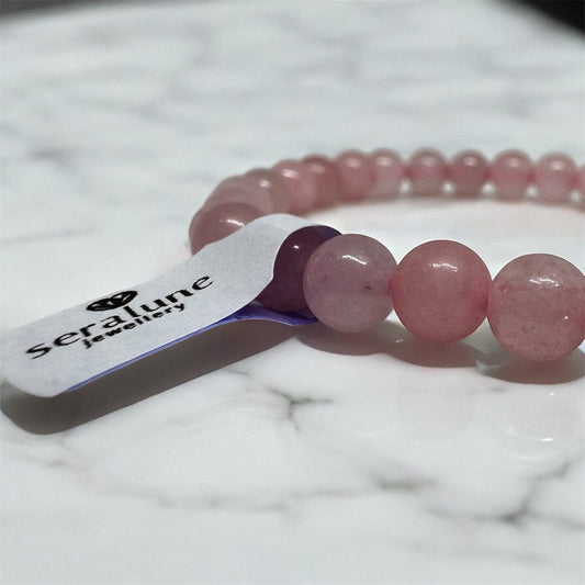 Bransoletka Kwarc Różowy Miłość Piękno Harmonia