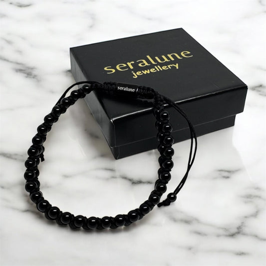 Bransoletka Onyks Dwurzędowa 3mm Kamienie Naturalne