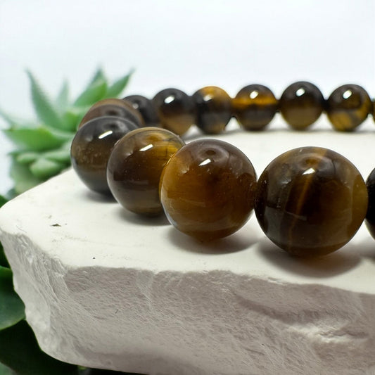 Bransoletka Tygrysie Oko Kamień Naturalny 8mm Ochrona i Sukces - Seralune