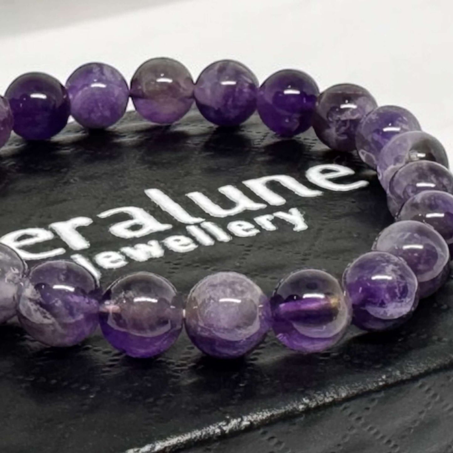 Bransoletka Ametyst Harmonia i Spokój Czakra Trzeciego Oka