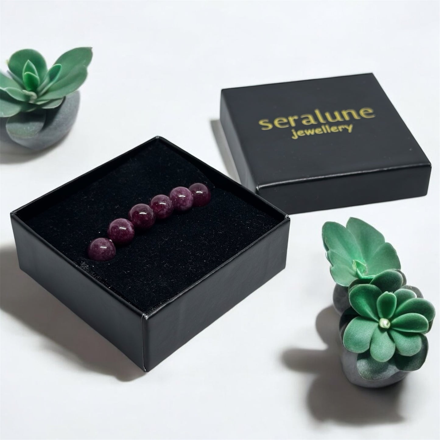 Bransoletka Granat Kamien 8mm 