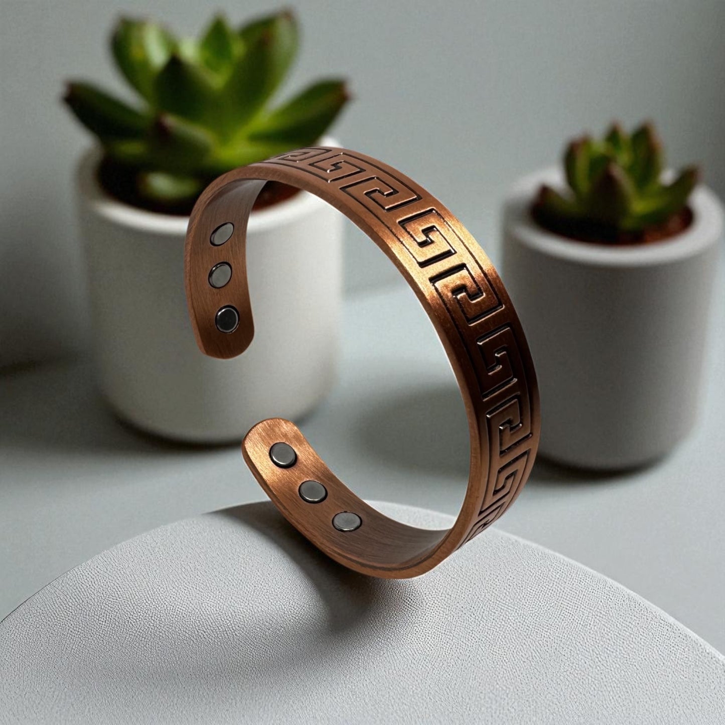 Bransoletka Zdrowotna Miedziana Magnetyczna Męska Damska Regulowana