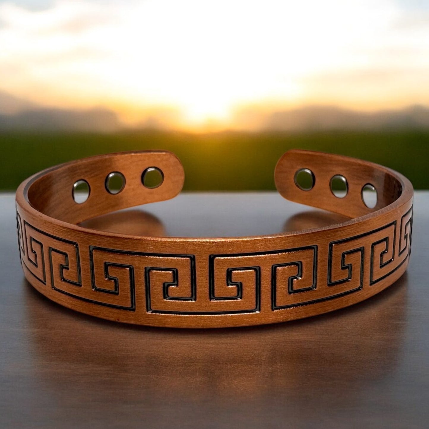 Bransoletka Zdrowotna Miedziana Magnetyczna Męska Damska Regulowana