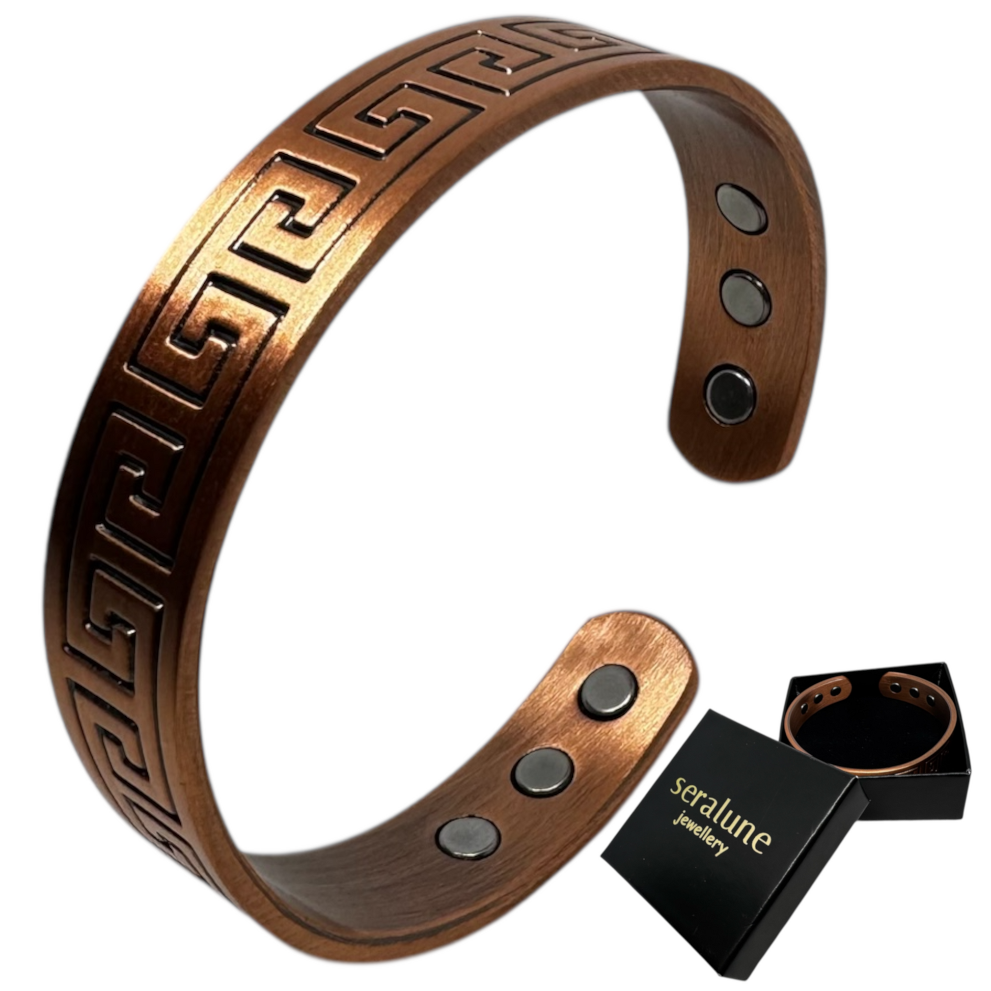 Bransoletka Zdrowotna Miedziana Magnetyczna Męska Damska Regulowana