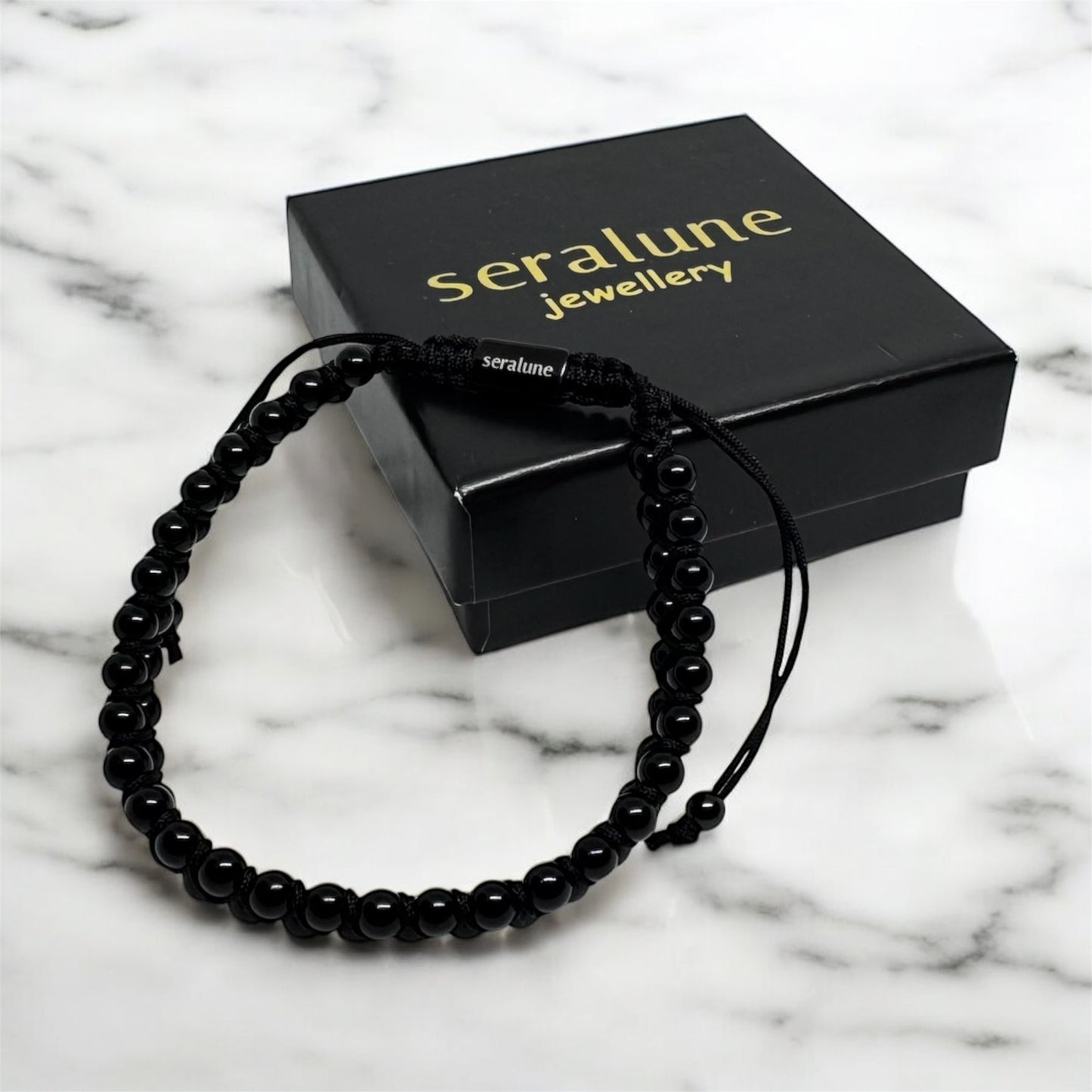 Bransoletka Onyks Dwurzędowa 3mm Kamienie Naturalne