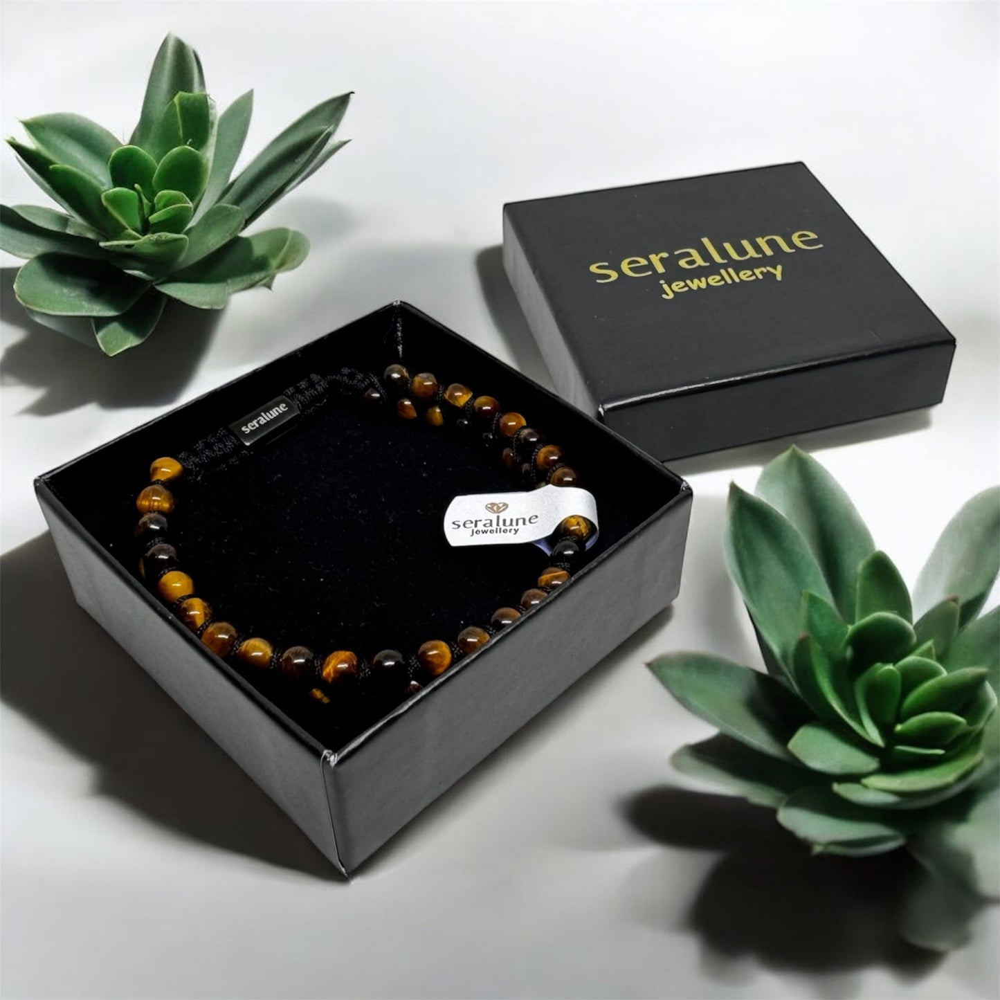 Bransoletka Tygrysie Oko Tiger Eye Kamień 3mm Ochrona Pewność Siebie