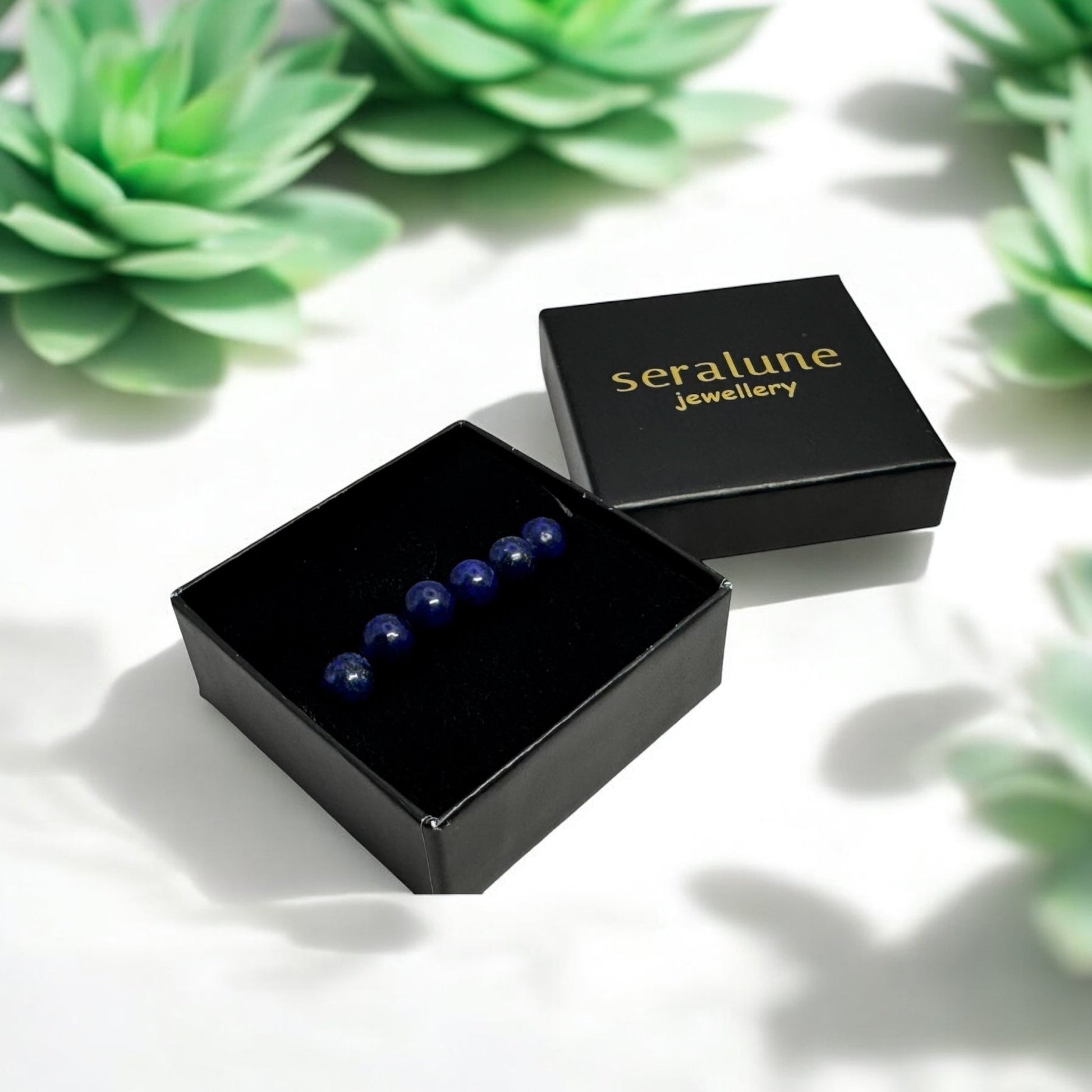 Bransoletka Lapis Lazuli Kamień 8mm AAA Harmonia Ochrona - Seralune