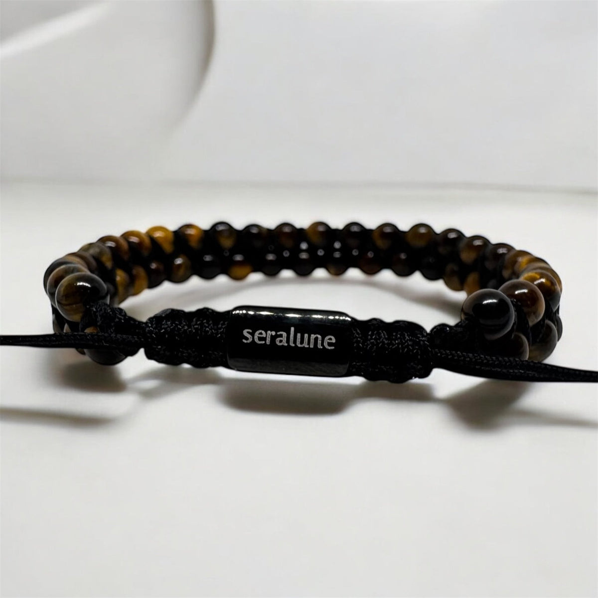 Bransoletka Tygrysie Oko Tiger Eye Kamień 3mm Ochrona Pewność Siebie - Seralune